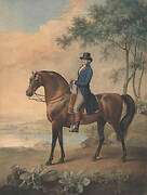 Warren Hastings on his Arabian Horse