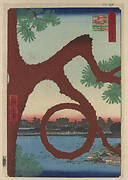 Meisho Edo Hyakkei - Ueno Sannai Tsuki no Matsu