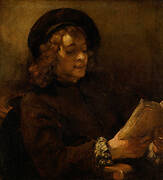 Titus van Rijn, the Artist’s Son, Reading