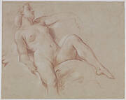 Female Nude on a Dolphin