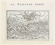 Engel doodt de troepen van Sanherib