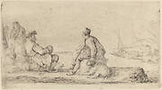 Sailors Seated on a Bank
