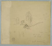 A Thatch Roof and a Tiled Roof with Tree Tops in a Mountainous Landscape near Chimborazo, Ambato, Ecuador